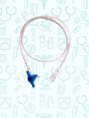 Llave de tres vías con extensión